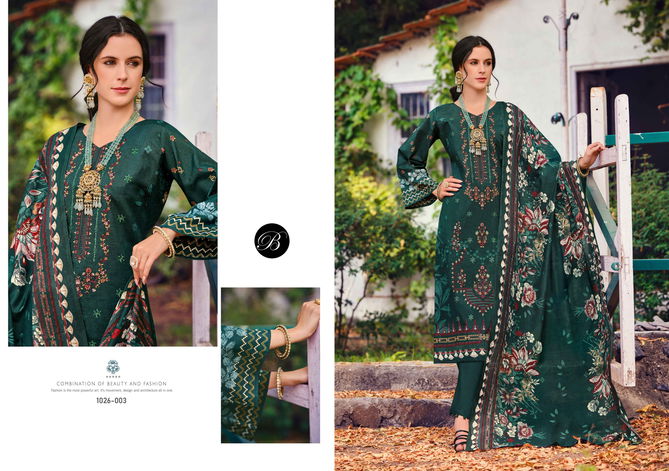 Chevron By Belliza Cotton Printed Dress Material Exporters In India